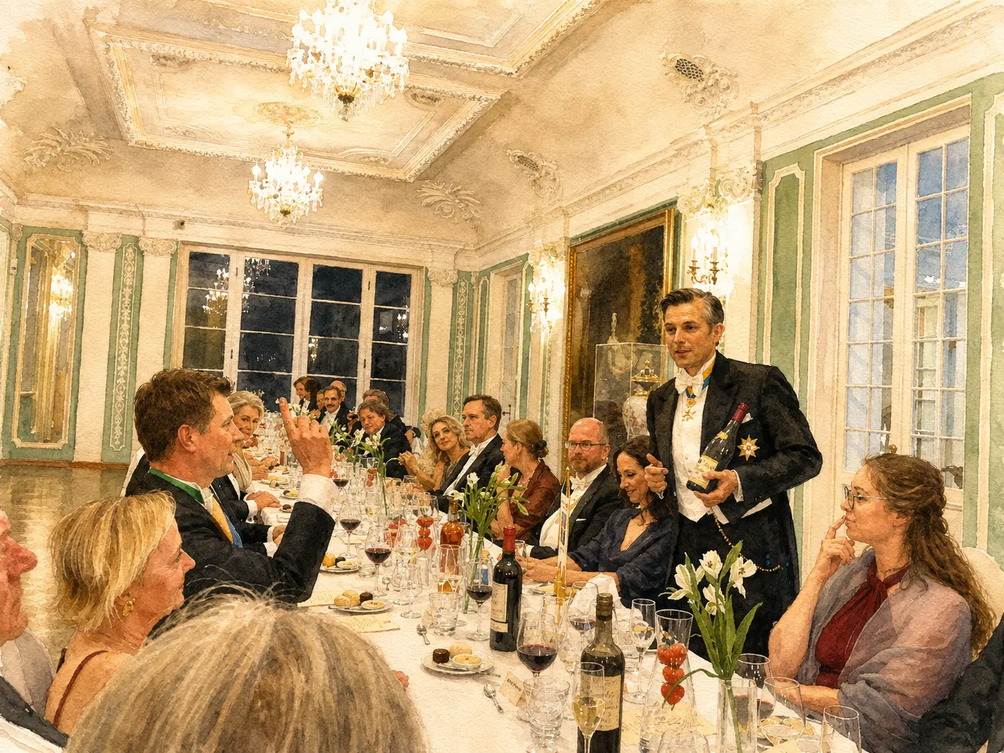 The banquet hall of the Grand Ball